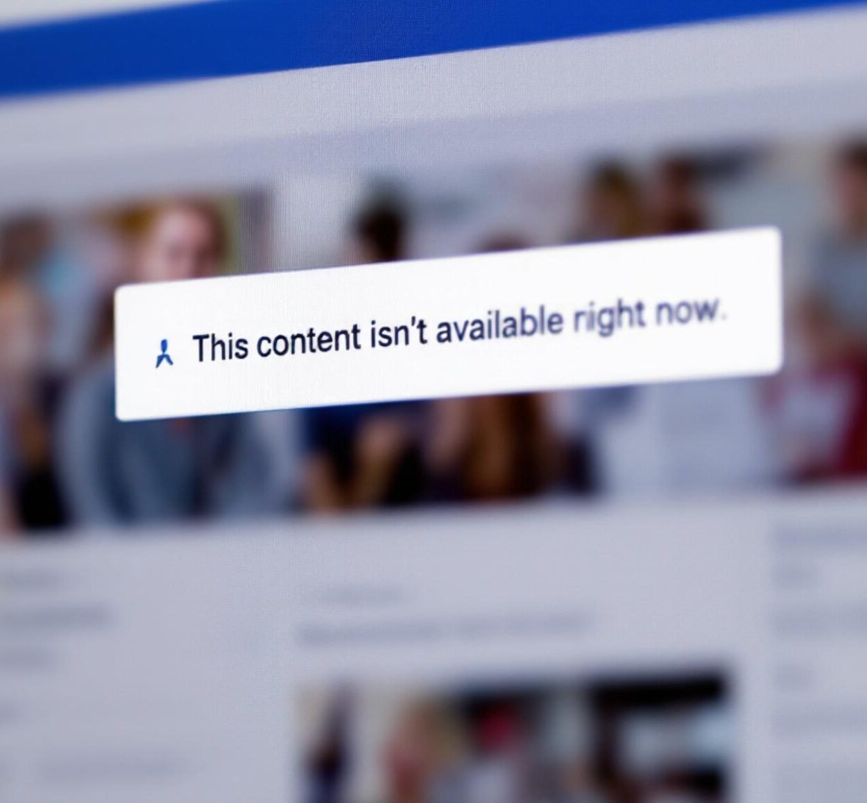 fb error - this content isn't available right now