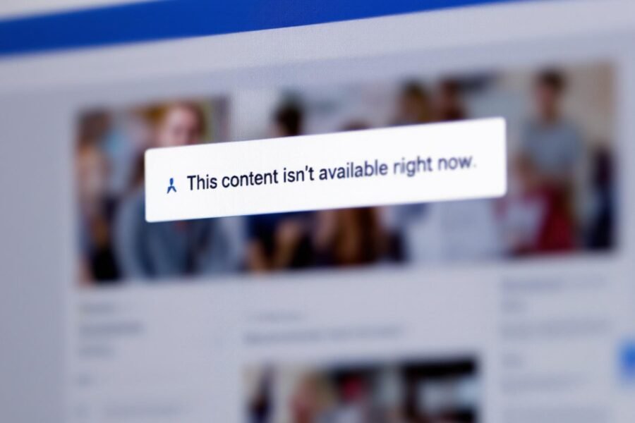 fb error - this content isn't available right now