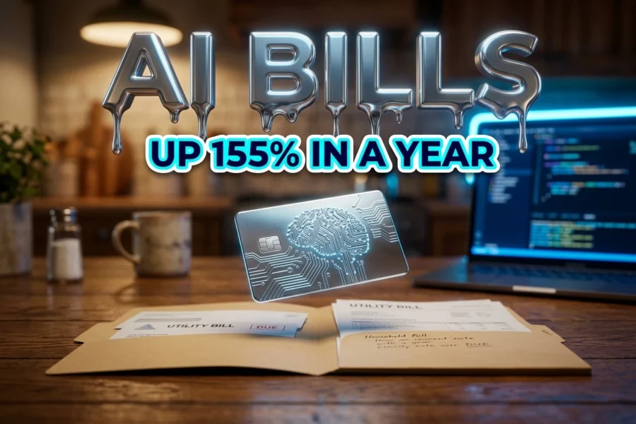 generative AI subscription spending growth chart