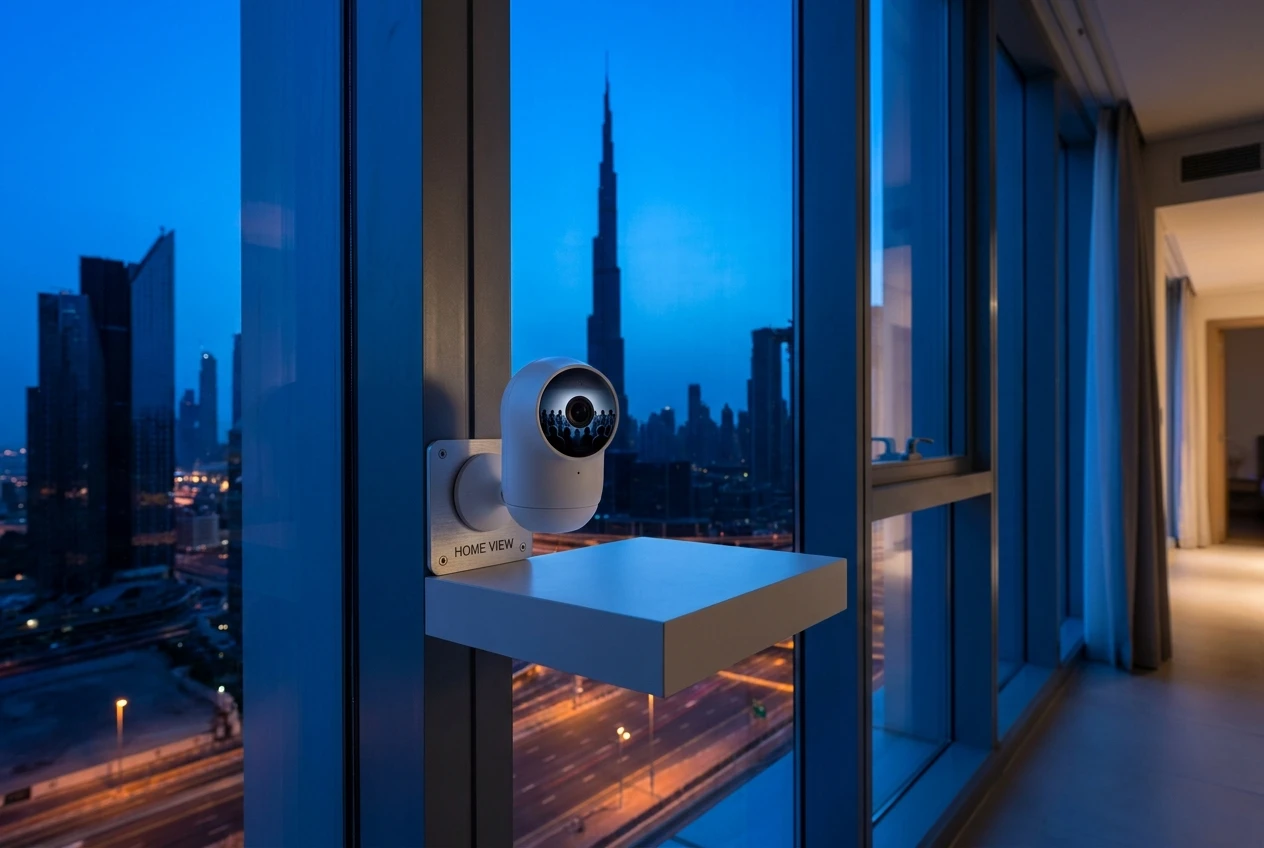 Dubai Police smart home camera hacking warning for UAE residents.