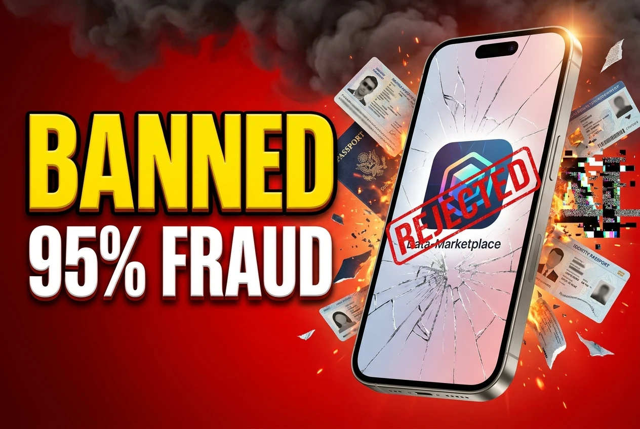Kled app pulled from Nigeria over 95 percent fraud rate in AI data uploads.