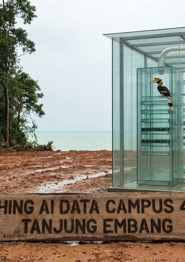 Kuching AI Data Campus Tanjung Embang Sarawak 405 hectare hydropower site.