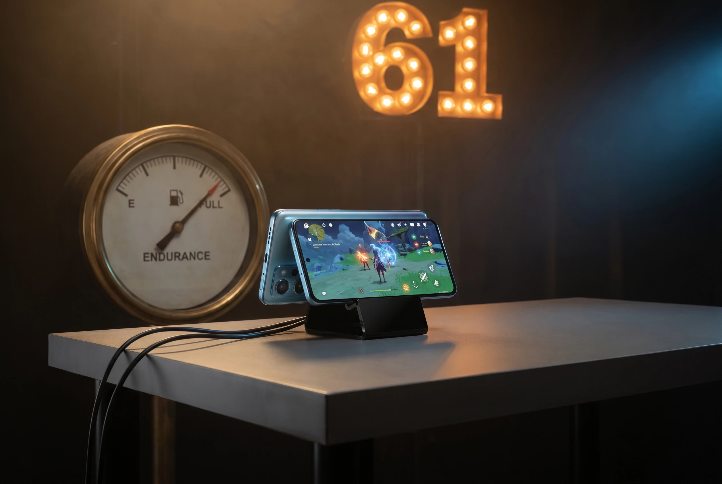 OnePlus Nord 6 9000mAh silicon carbon battery gaming endurance test results.