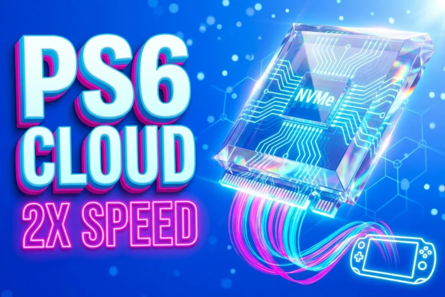 PS6 cloud gaming server hardware upgrade ahead of 2027 PlayStation handheld launch.
