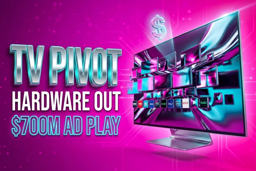 Samsung TV business platform pivot under Lee Won-jin amid Chinese rivalry.
