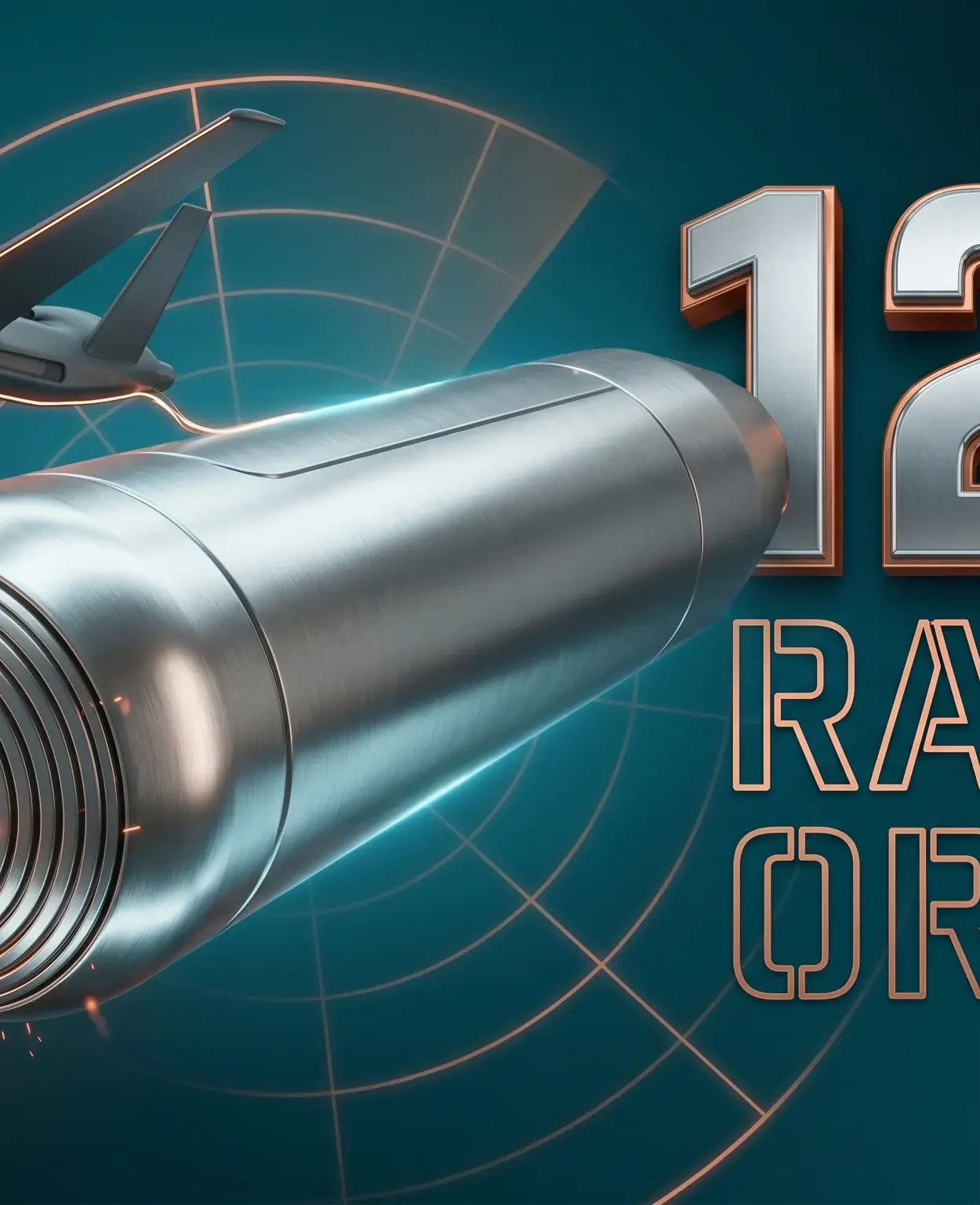 SharpSight surveillance radar dome on unmanned aircraft wing for Raytheon Blue Raven 120 unit export order.