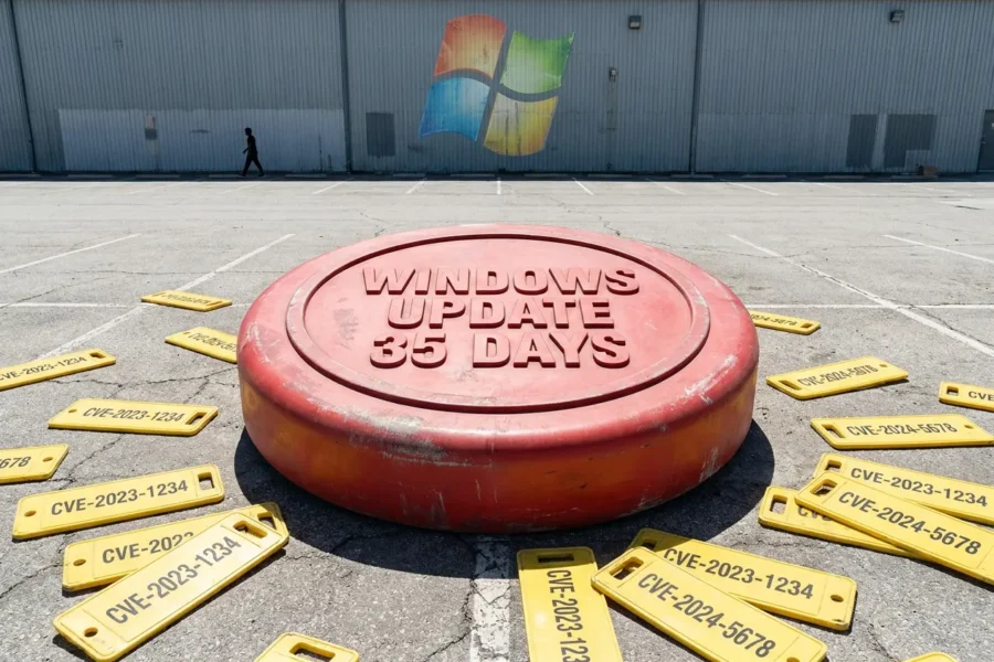 Windows 11 update pause 35 days security risk warning explained.