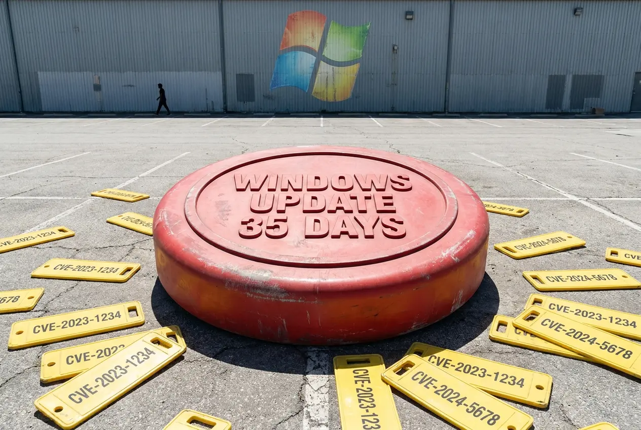 Windows 11 update pause 35 days security risk warning explained.