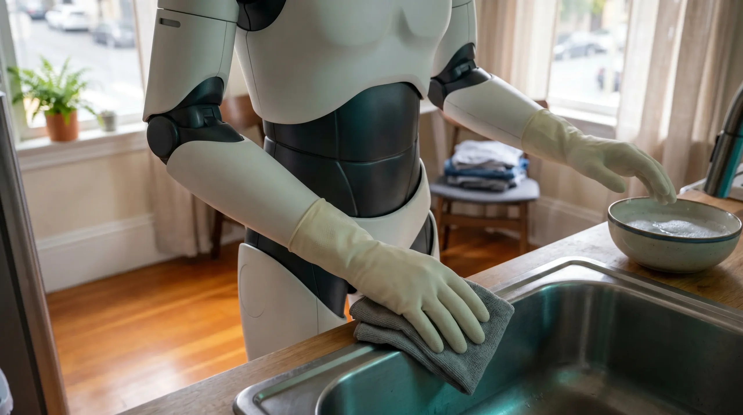 Gatsby robot cleaning privacy test for San Francisco homes.