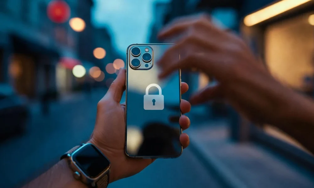 iPhone snatch detection lock feature using Apple Watch proximity explained for users.