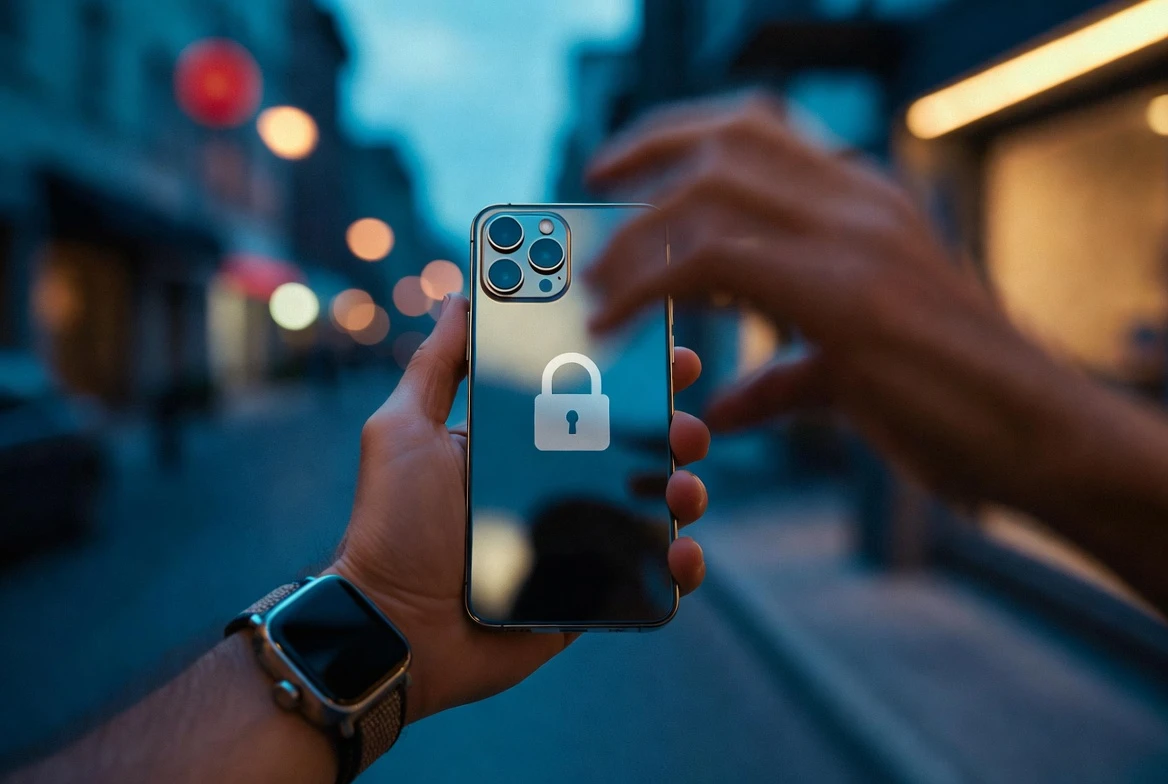 iPhone snatch detection lock feature using Apple Watch proximity explained for users.