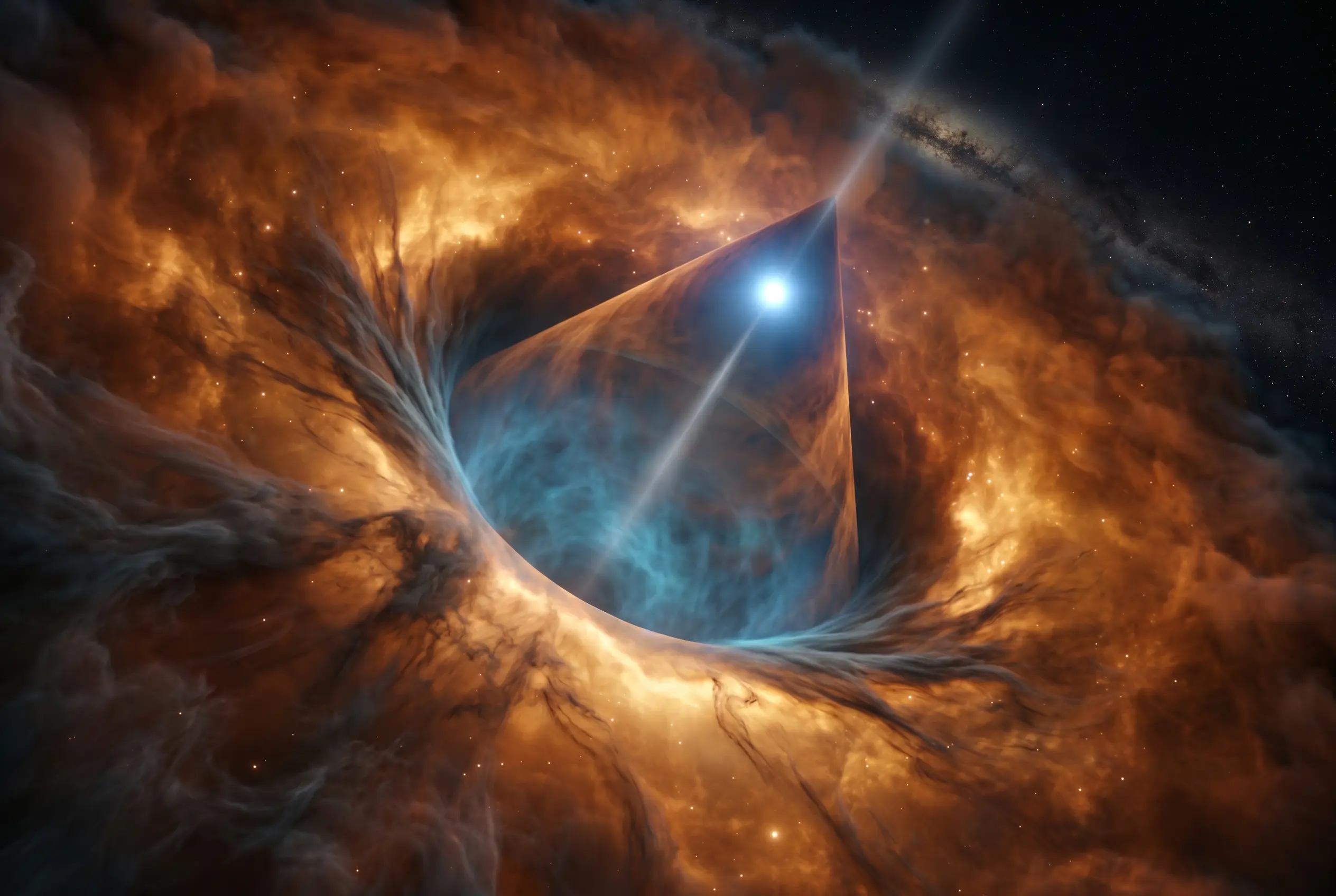 Milky Way Sagittarius A-star black hole wind discovery ALMA