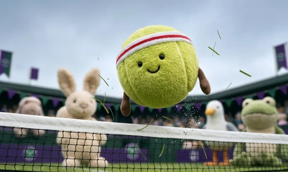 Jellycat Wimbledon tennis ball ad System1 star rating