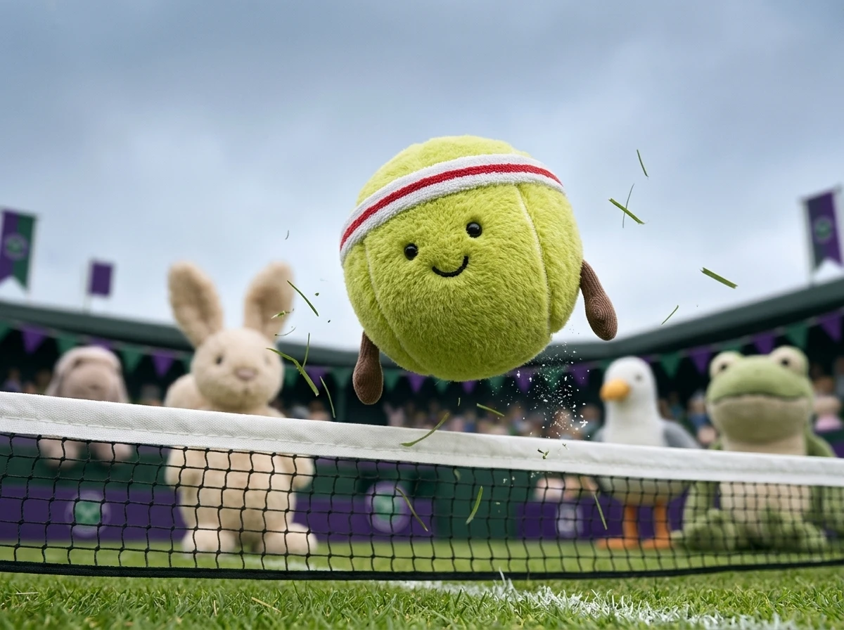 Jellycat Wimbledon tennis ball ad System1 star rating