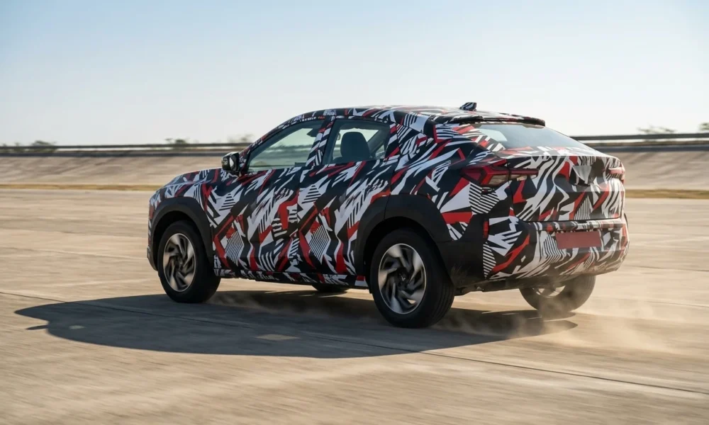 Mahindra BE 09 electric SUV prototype testing before India launch