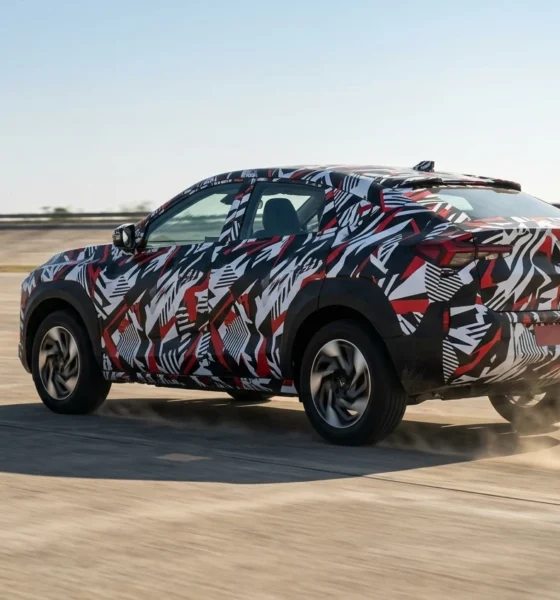 Mahindra BE 09 electric SUV prototype testing before India launch
