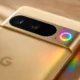 Pixel 11 Pro gold camera bar Pixel Glow RGB LED teaser