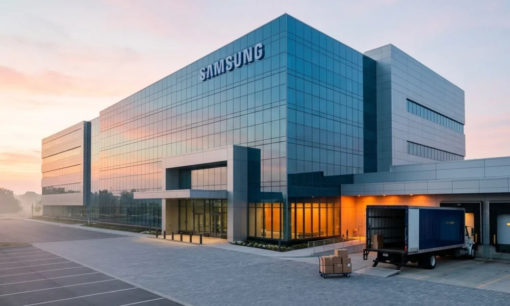 Samsung Englewood Cliffs layoffs New Jersey headquarters Texas move