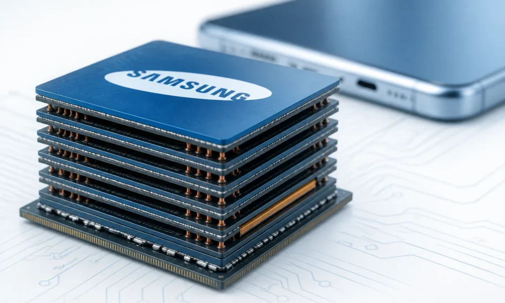 Samsung Q2 2026 record profit memory chips Galaxy loss
