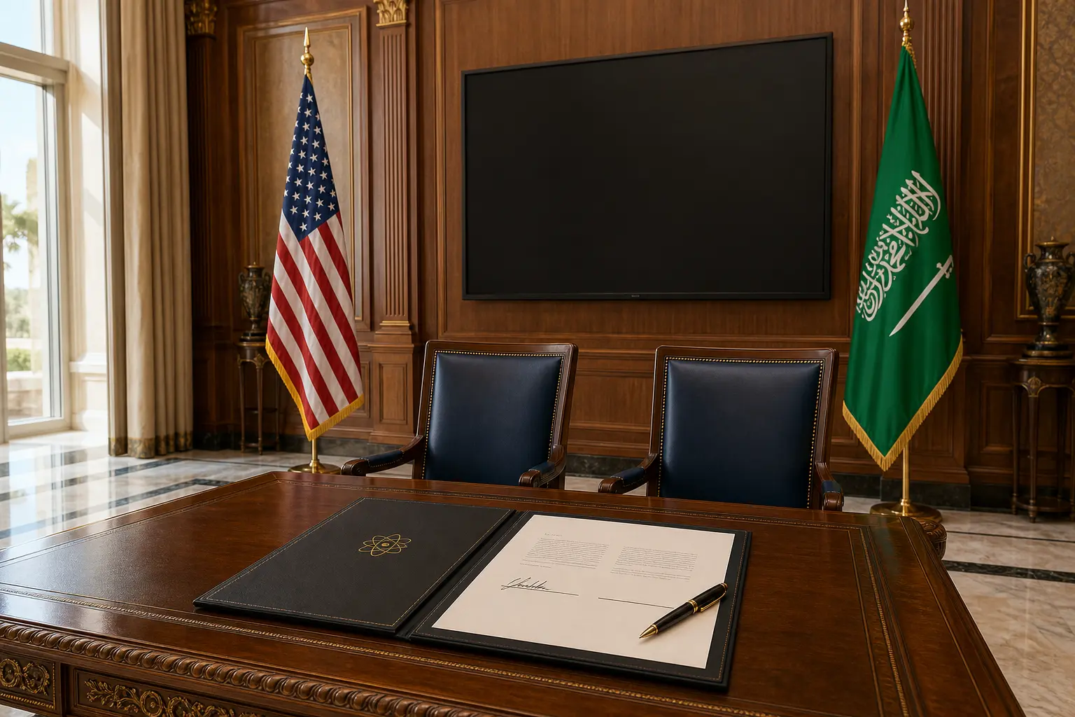 Saudi Arabia US nuclear deal congressional review Abraham Accords condition