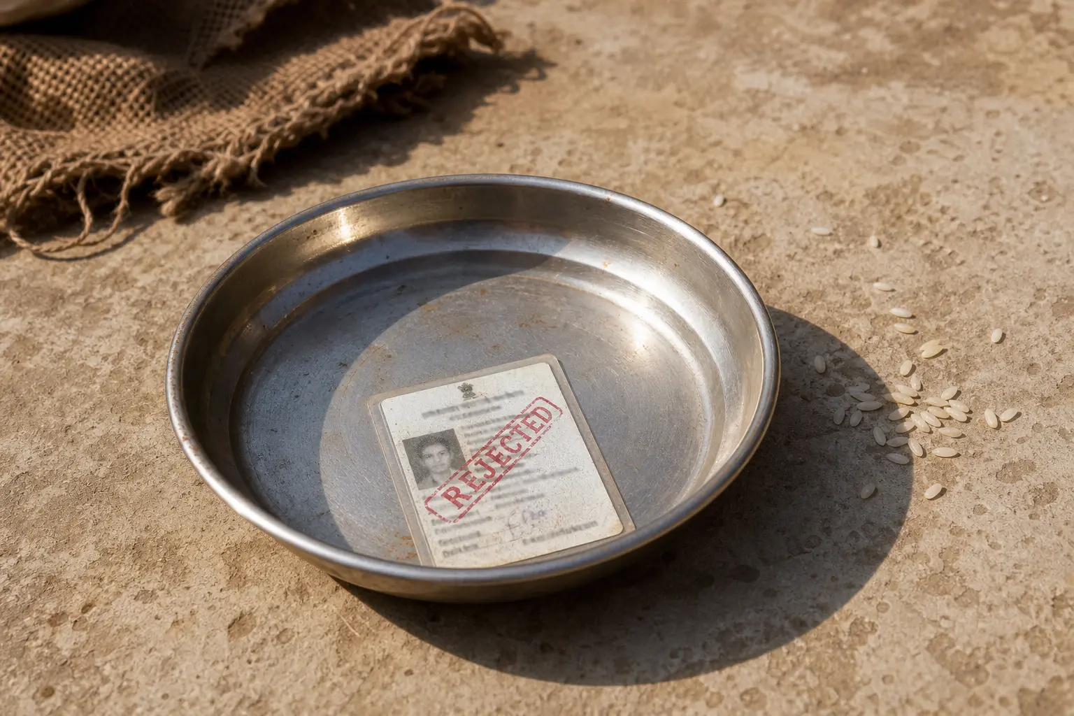 West Bengal SIR voter deletion cuts ration Annapurna benefits