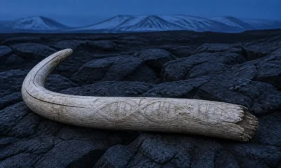 Wrangel Island woolly mammoth tusk genome extinction study