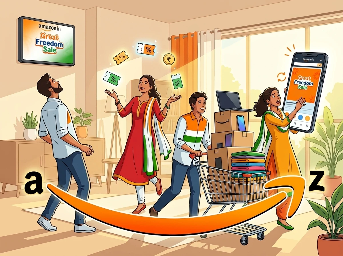 Amazon Great Freedom Sale 2026 shopper personas Schbang ad