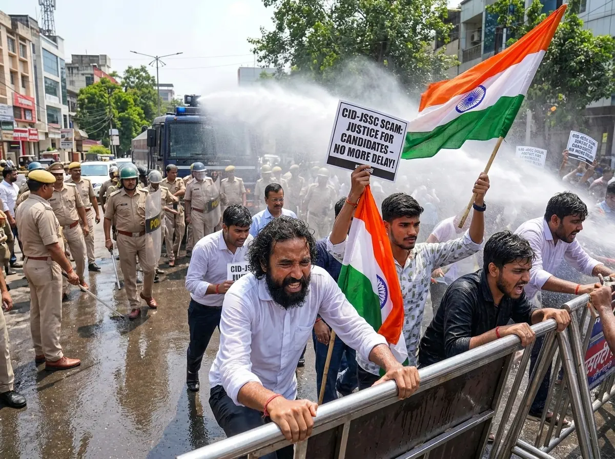 Arvind Kejriwal support Jharkhand students JPSC protest police action