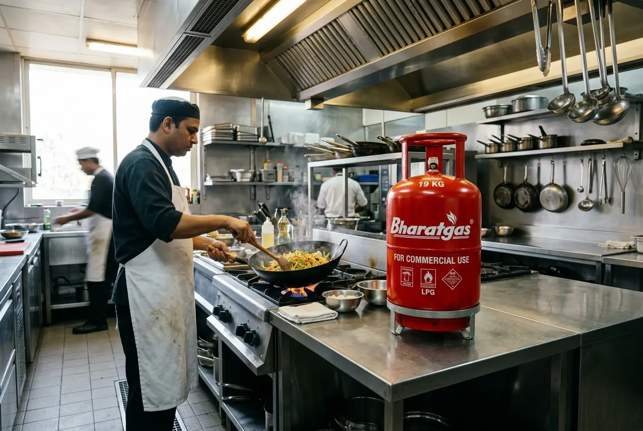commercial LPG 19 kg cylinder price cut August 2026 India