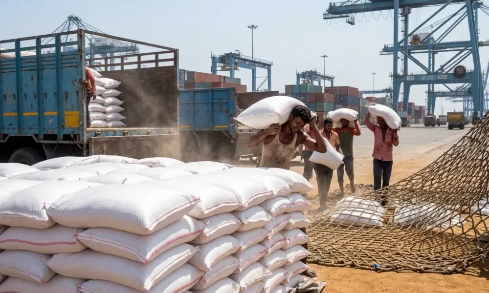 India sugar imports duty free record prices Kolhapur 2026