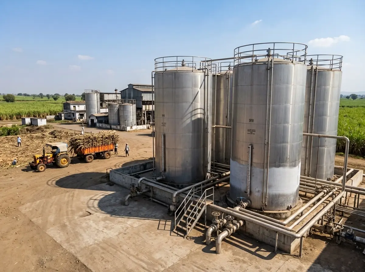 Maharashtra sugar mills idle ethanol capacity crisis E20