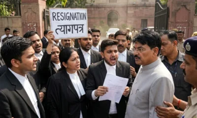 Manan Mishra BCI chairman resignation protest NALSAR students