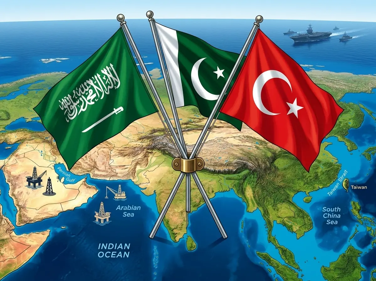 Mecca joint defence agreement Saudi Pakistan Turkey leaders signing 2026
