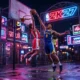 NBA 2K27 co-ed MyPLAYERs dunk contest at neon Rucker Park