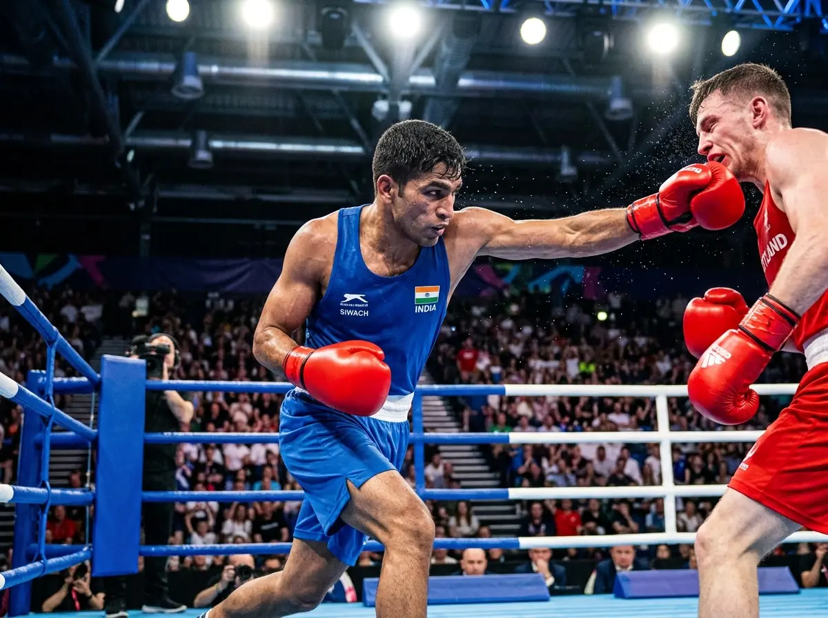 Sachin Siwach Men’s 60kg gold medal CWG Glasgow 2026
