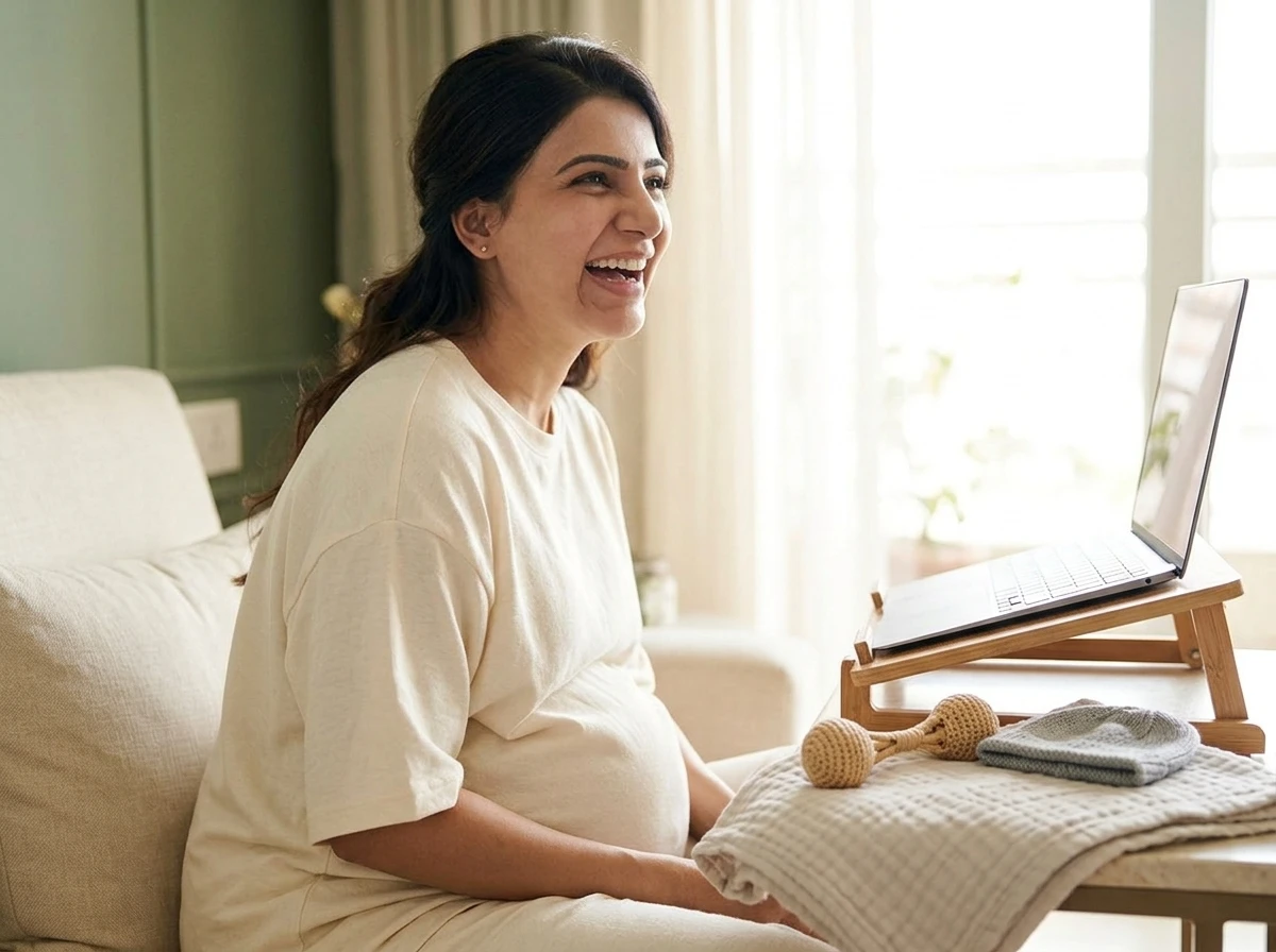 Samantha Ruth Prabhu pregnancy weight gain 11 kg bump