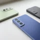 Samsung Galaxy S26 FE Blueberry camera island rear view