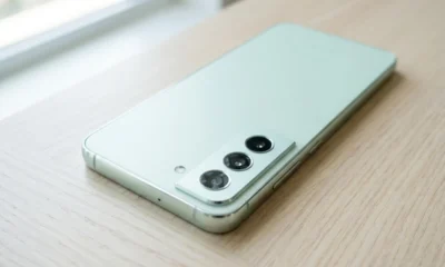 Samsung Galaxy S26 FE pale green camera island teaser