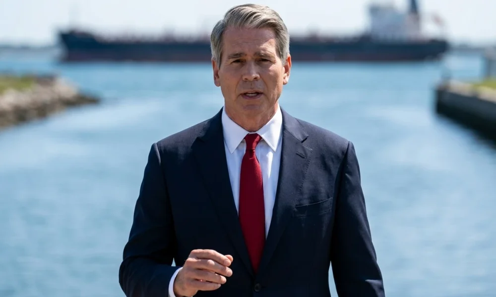 Scott Bessent economic D-Day Iran sanctions China oil