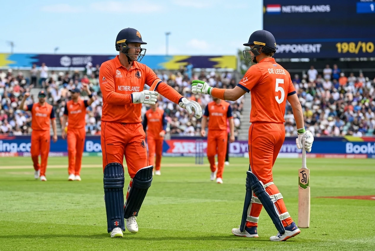 Scott Edwards Netherlands captain steps down Bas de Leede