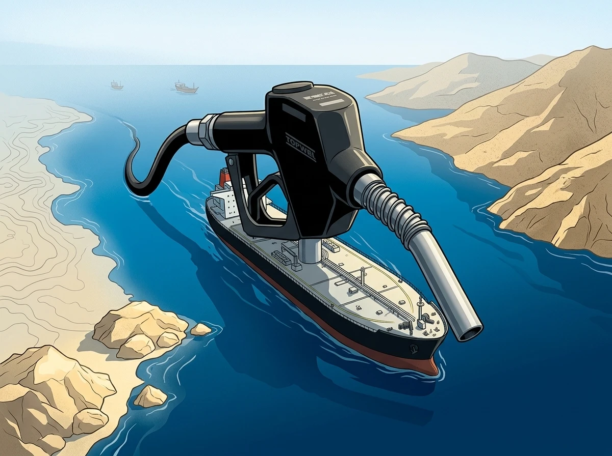 Strait of Hormuz oil tankers sparse traffic geopolitical premium