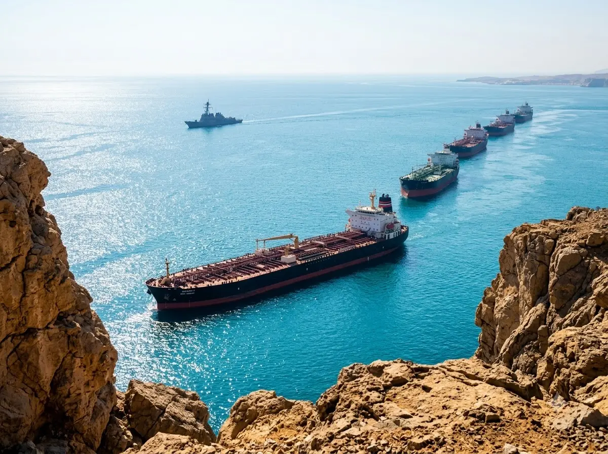 Strait of Hormuz tankers Omani route Iran control shift 2026