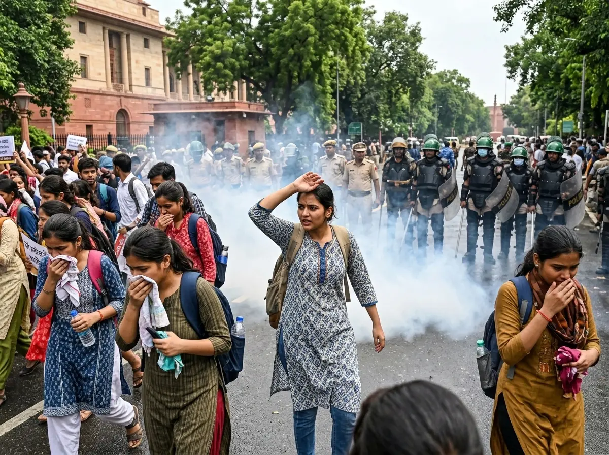 Supreme Court panel probe NEET CJP protest police force Delhi