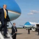 Trump secret C-32A catering truck Turkey flight Iran threat