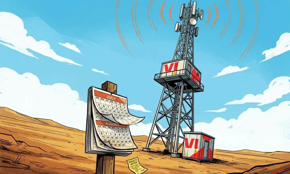 Vodafone Idea DoT ₹26.83 crore spectrum rollout notice 2022