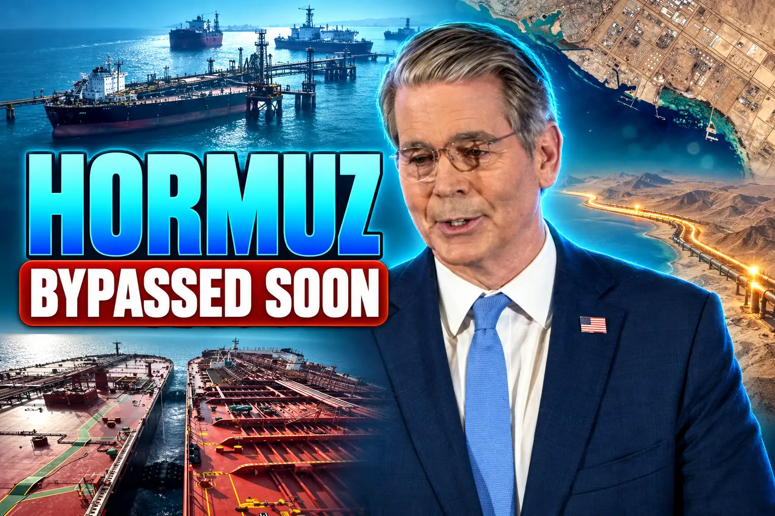 Bessent Hormuz bypass pipelines two years barrels