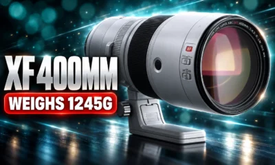 Fujifilm XF 400mm F4.5 weighs 1245 grams