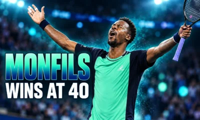 Gael Monfils wins US Open match at 40