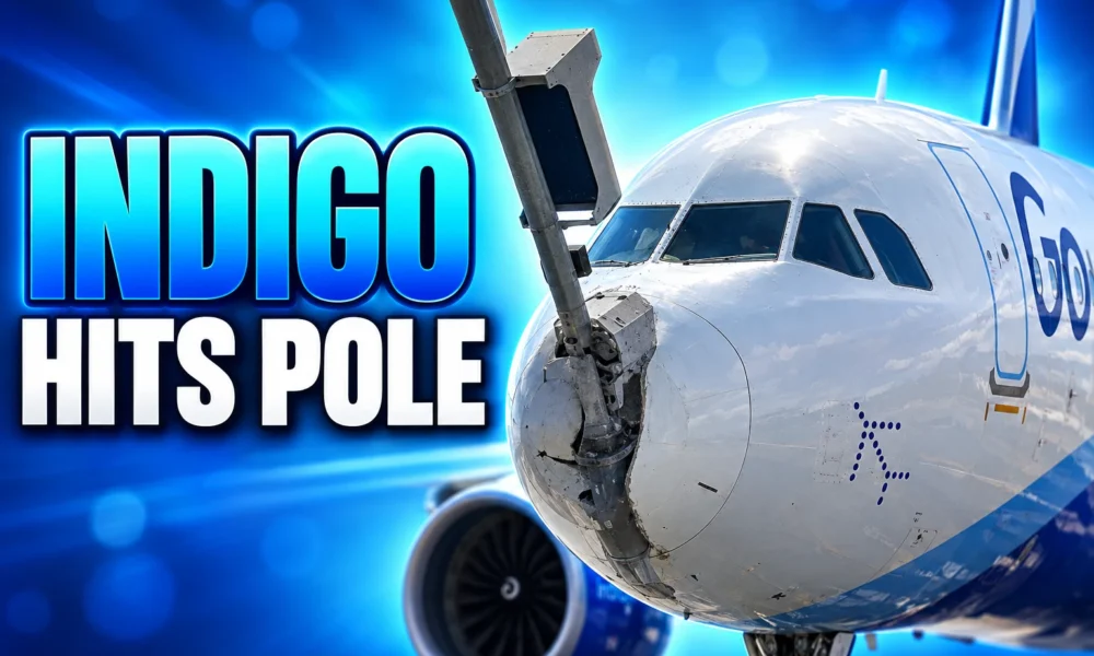 IndiGo 6E 225 hits Srinagar docking pole