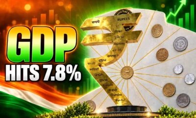 India GDP 7.8 percent April June overhaul fight